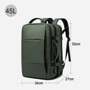 Expandable Travel Backpack with USB Charging & 17" Laptop Storage